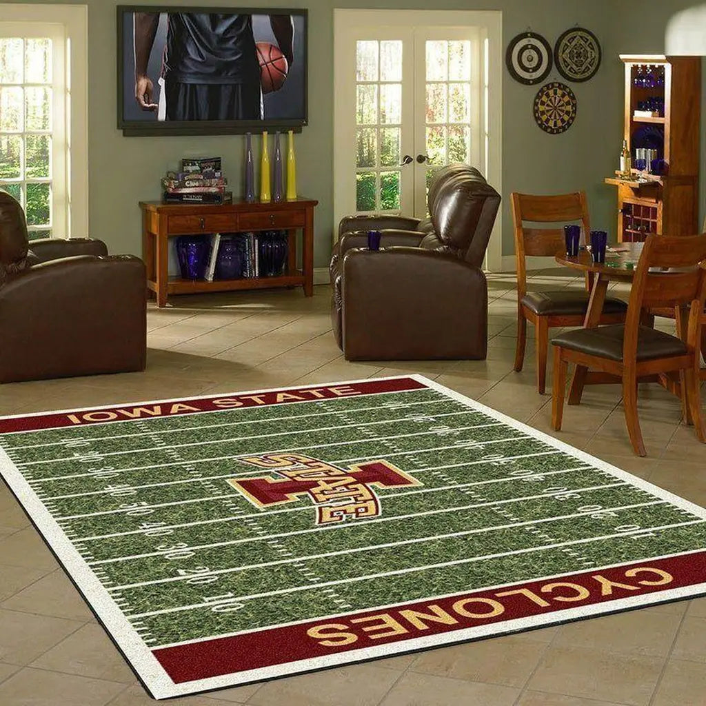 Iowa State Cyclones Rug Ð Football Field f...
