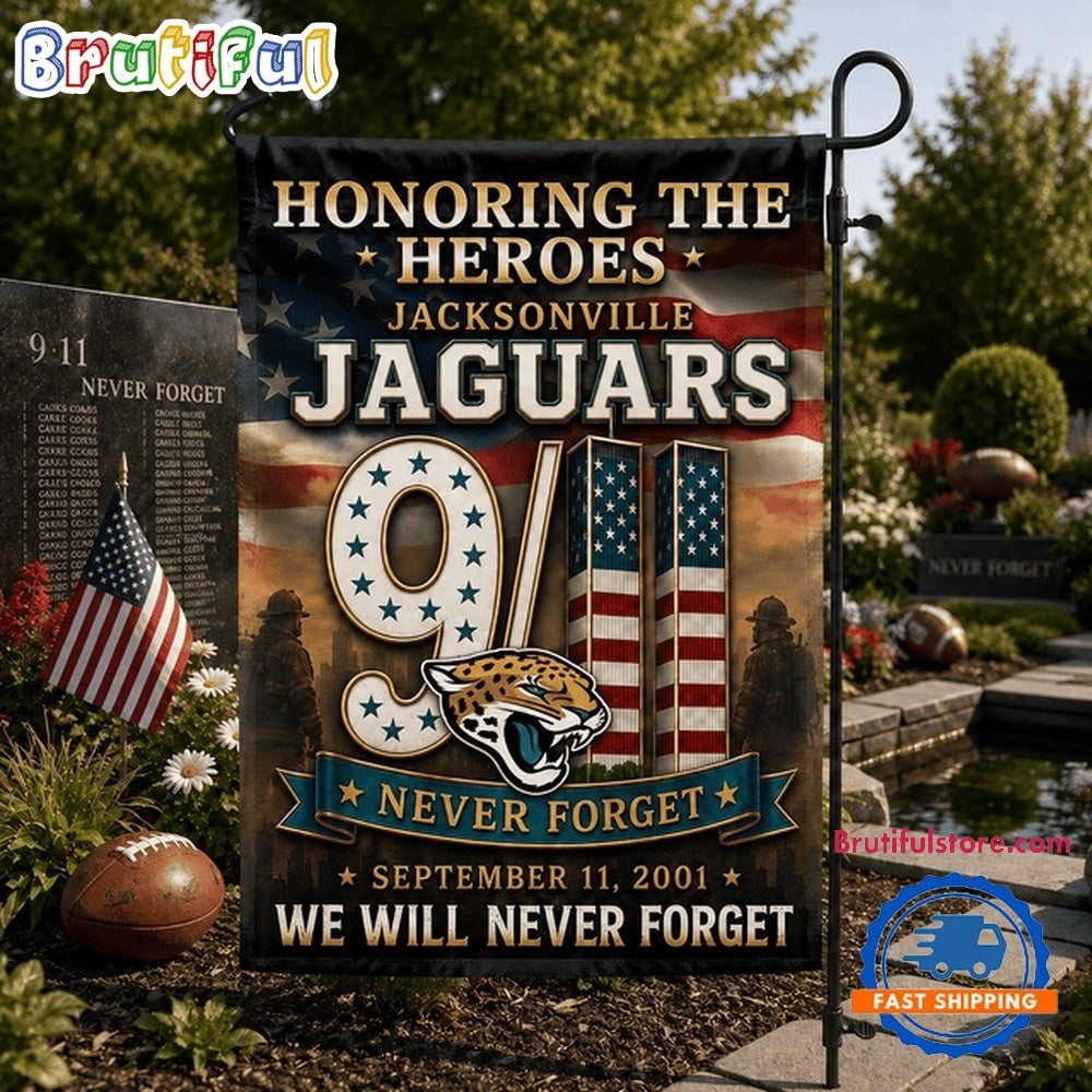 Jacksonville Jaguars NFL We Will Never Forget 9 11 Flag
