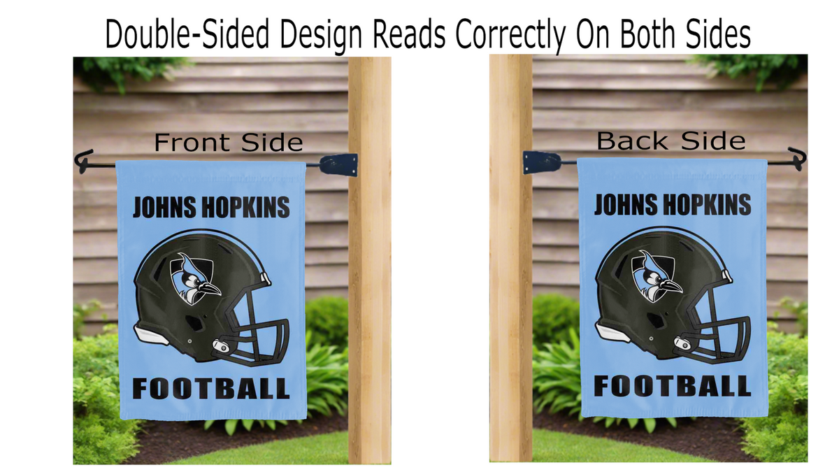 Johns Hopkins - Football Garden Flag