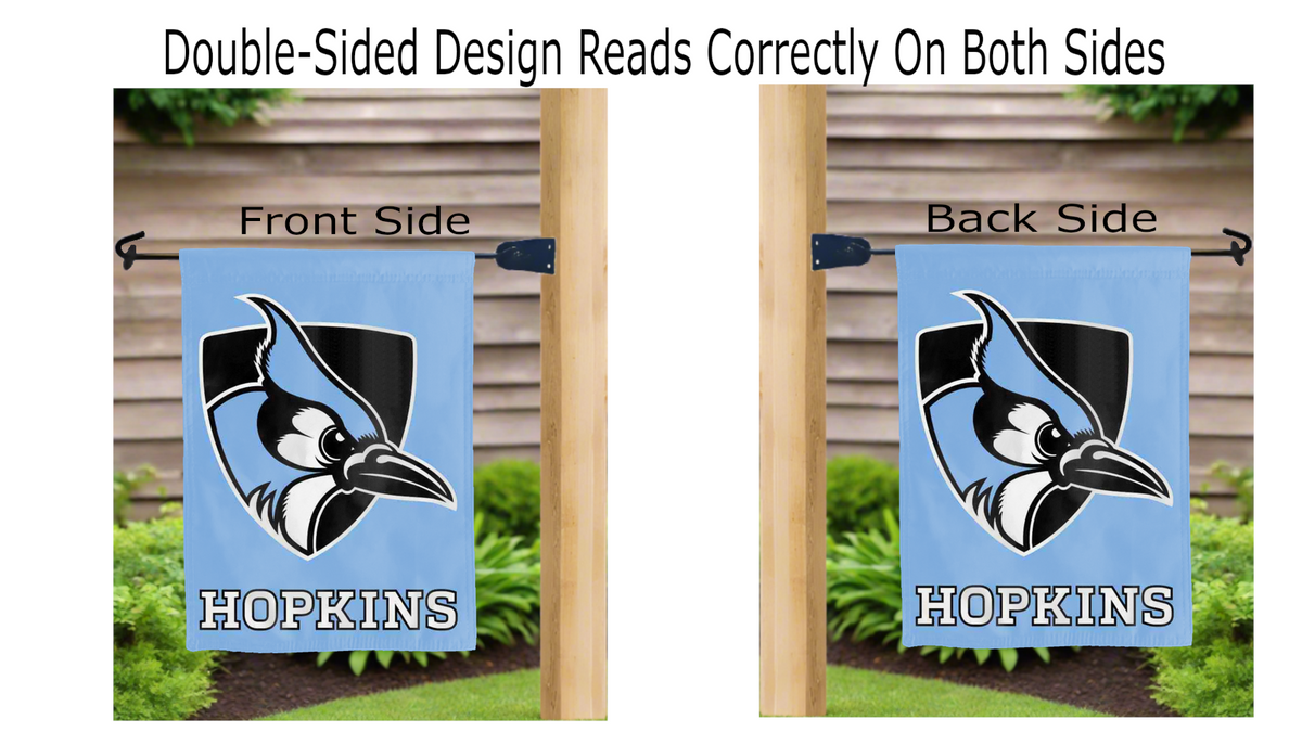 Johns Hopkins - Blue Jays Garden Flag