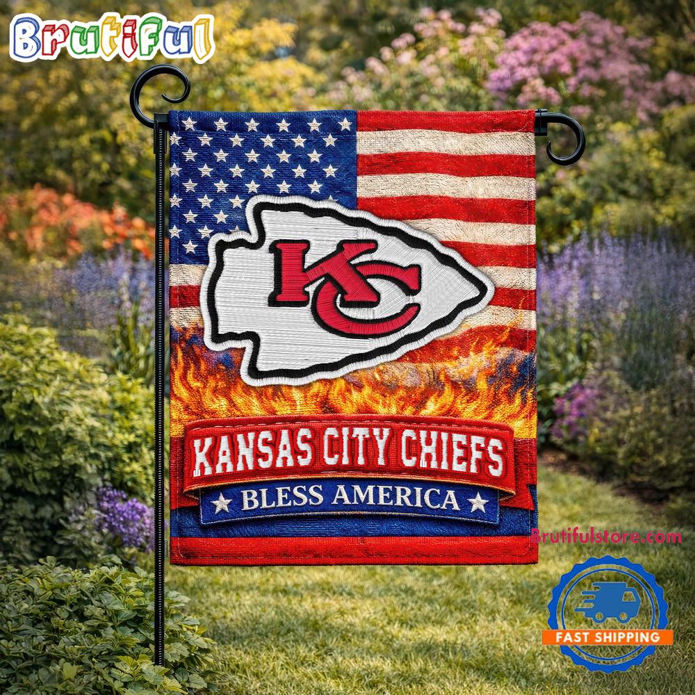 Kansas City Chiefs NFL 250 Years Of America Freedom Flag