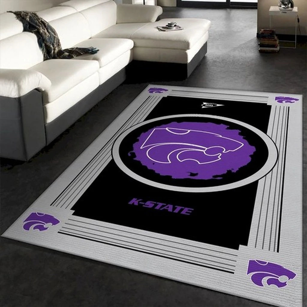 K State Wildcats Area Rug Perfect for Living Roo...