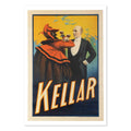 Kellar Drinks With the Devil Poster ‚Äî 1899 Vintage Magic Show Print | Magician Wall Art