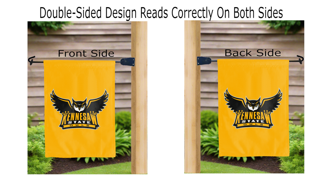 Kennesaw State - Owls Garden Flag