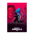 King Kong vs. Godzilla (1963) Movie Poster ‚Äî Red Pop Art Print | Kaiju Wall Art