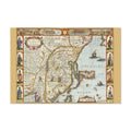 Kingdom of China 1626 Map Poster ‚Äî Asia Exploration Map Print | Vintage Map Wall Art