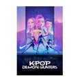 KPop Demon Hunters (2025) Movie Poster ‚Äî Huntrix Key Art Print | Animated Wall Art