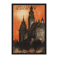 Krak√≥w ‚Äî Polish Railways ‚Äî Vintage 1930s Travel Poster | Poland Wall Art