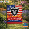 Las Vegas Raiders NFL 250 Years Of America Freedom Flag