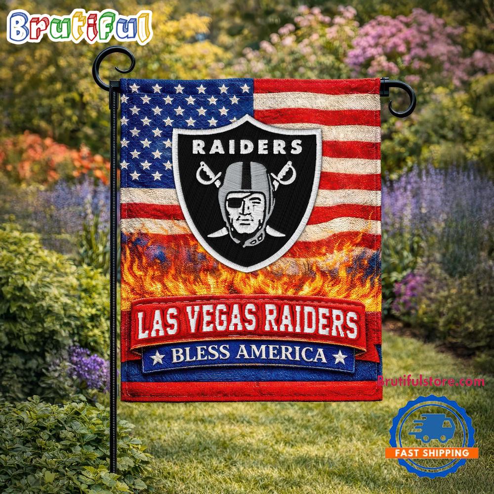 Las Vegas Raiders NFL 250 Years Of America Freedom Flag