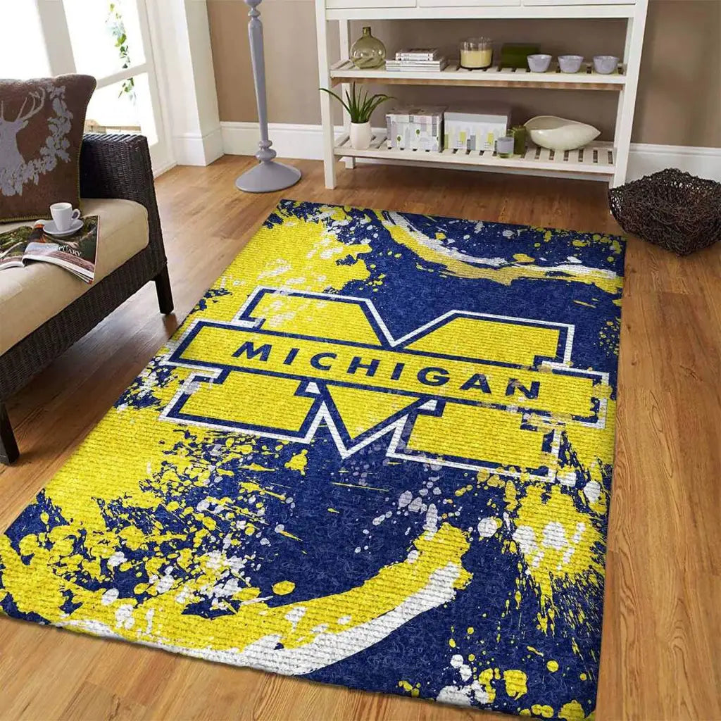 Michigan Logo Rug Perfect for Living Room Decor ...