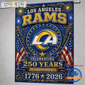 Los Angeles Rams NFL 250 Years of Freedom 1776-2026 Flag