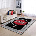 Ragin Cajuns Louisiana Themed Floor Rug Carpet Black and Gray