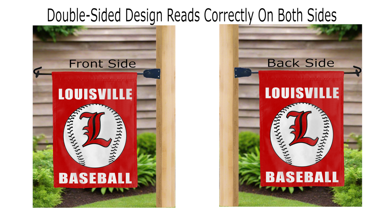 Louisville - Baseball Double Sided Garden Flag
