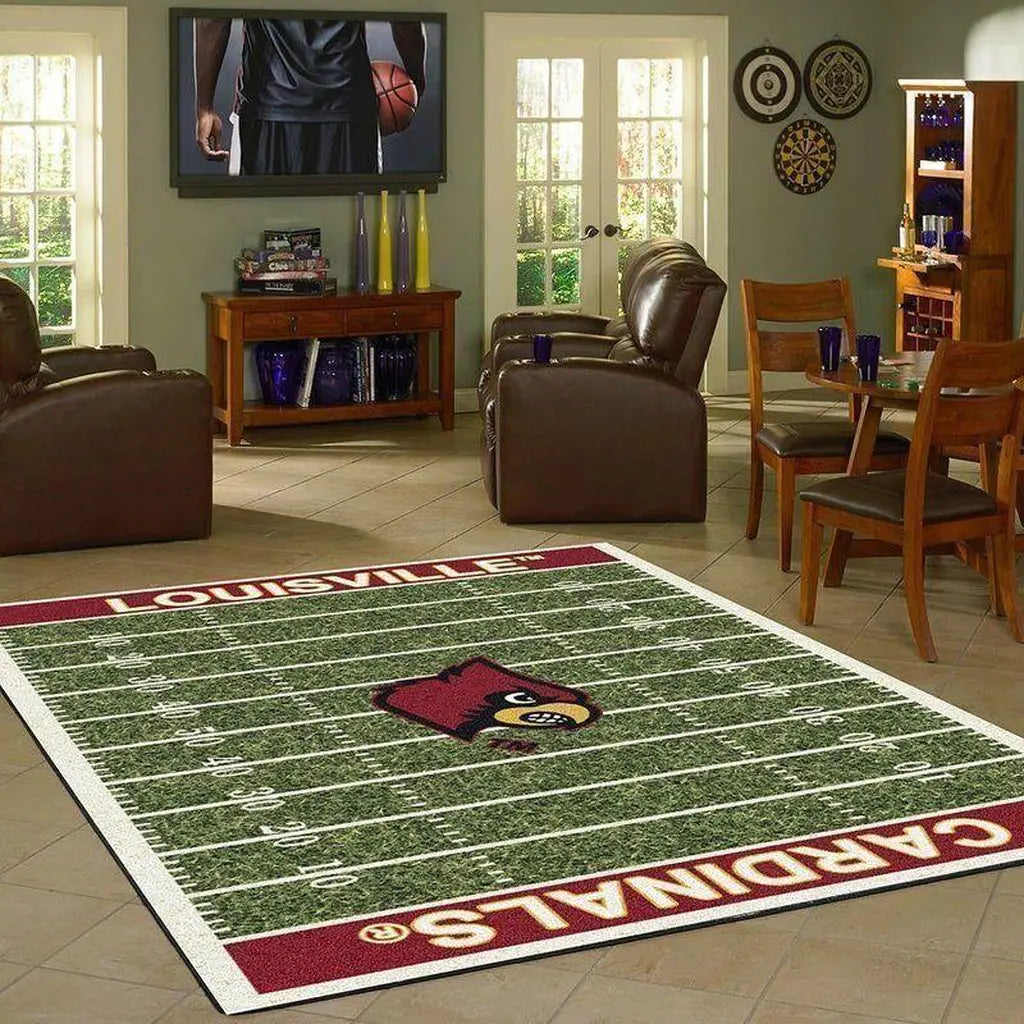 Louisville Cardinals Rug Ð Football Field ...