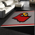 Patterned Rug with Cardinal Bird Design for Livi...