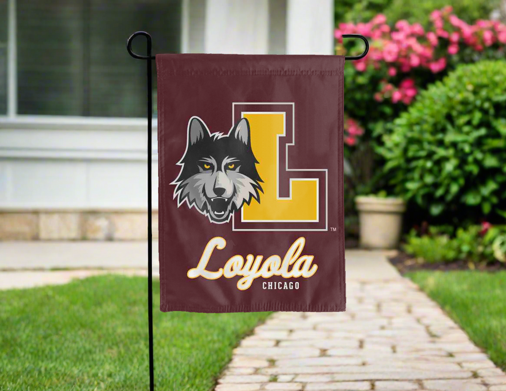 Loyola University Chicago - Ramblers Double Sided Garden Flag