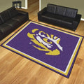 Tiger Eye Rug for Living Room and Home Decor Ideas Purple and Yellow