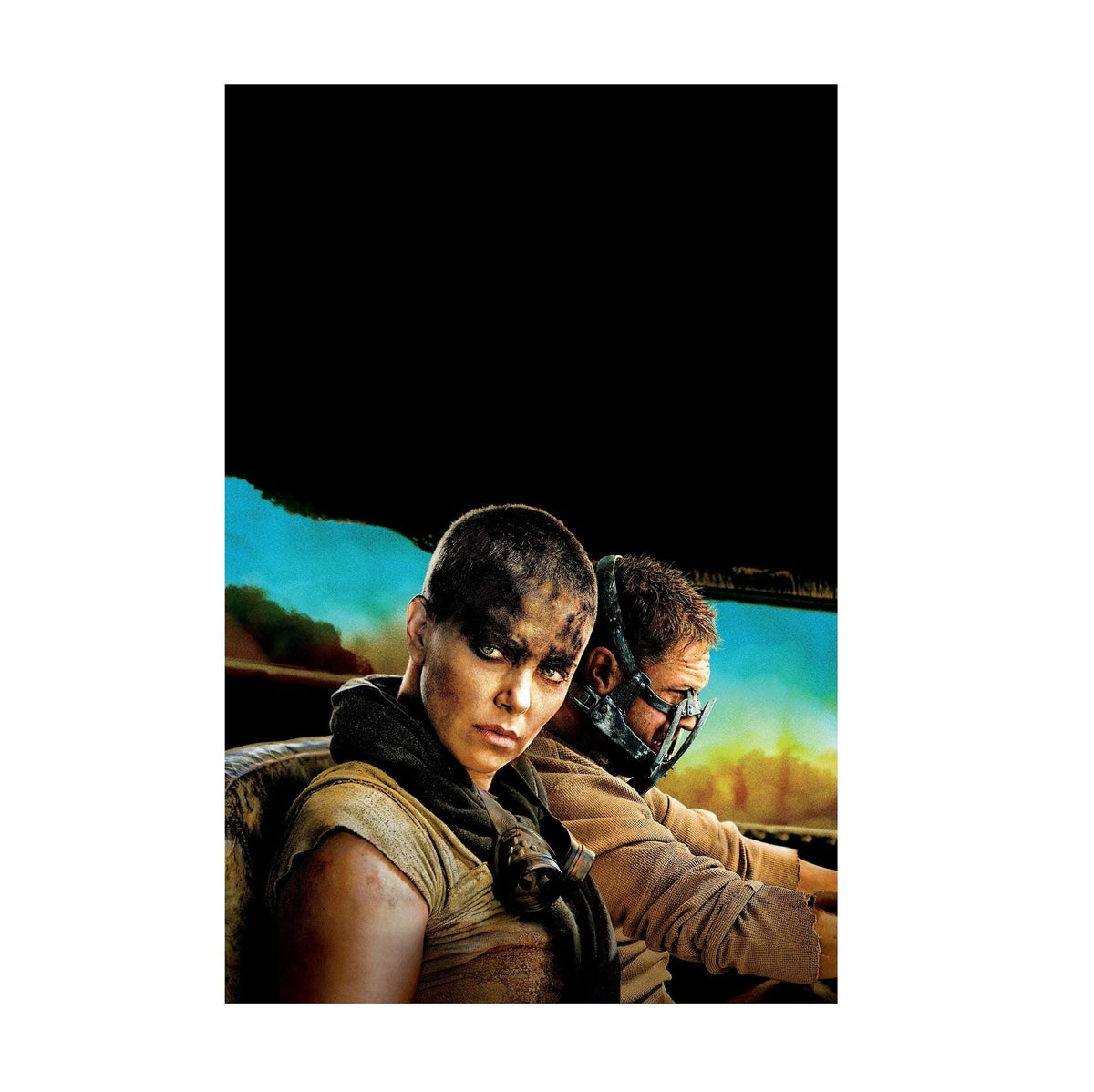 Mad Max: Fury Road (2015) Movie Poster ‚Äî Furiosa and Max Portrait Art Print | Action Wall Art