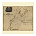 Mammoth Cave 1830s Map Poster ‚Äî Kentucky Cave System Map Print | Vintage Map Wall Art