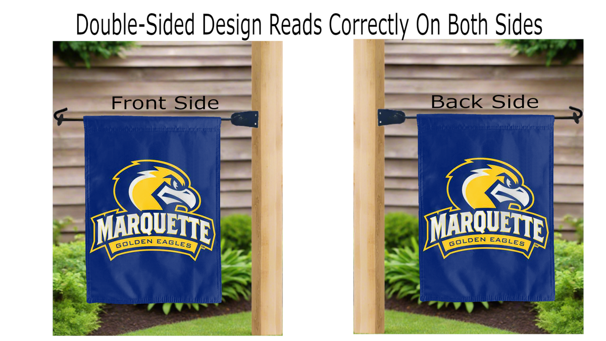 Marquette - Golden Eagles Garden Flag