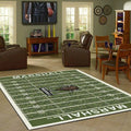 Marshall Football Field Area Rug Home Decor Gree...