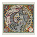 Mercator North Pole 1595 Map Poster ‚Äî Septentrionalium Terrarum Print | Vintage Map Wall Art