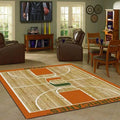 Basketball Court Rug Perfect for Sports Themed R...