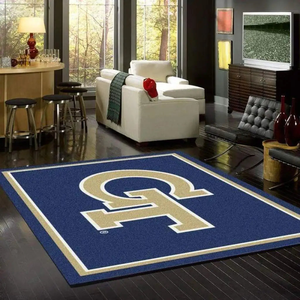 Geometric Rug Ideal for Modern Living Room Decor...