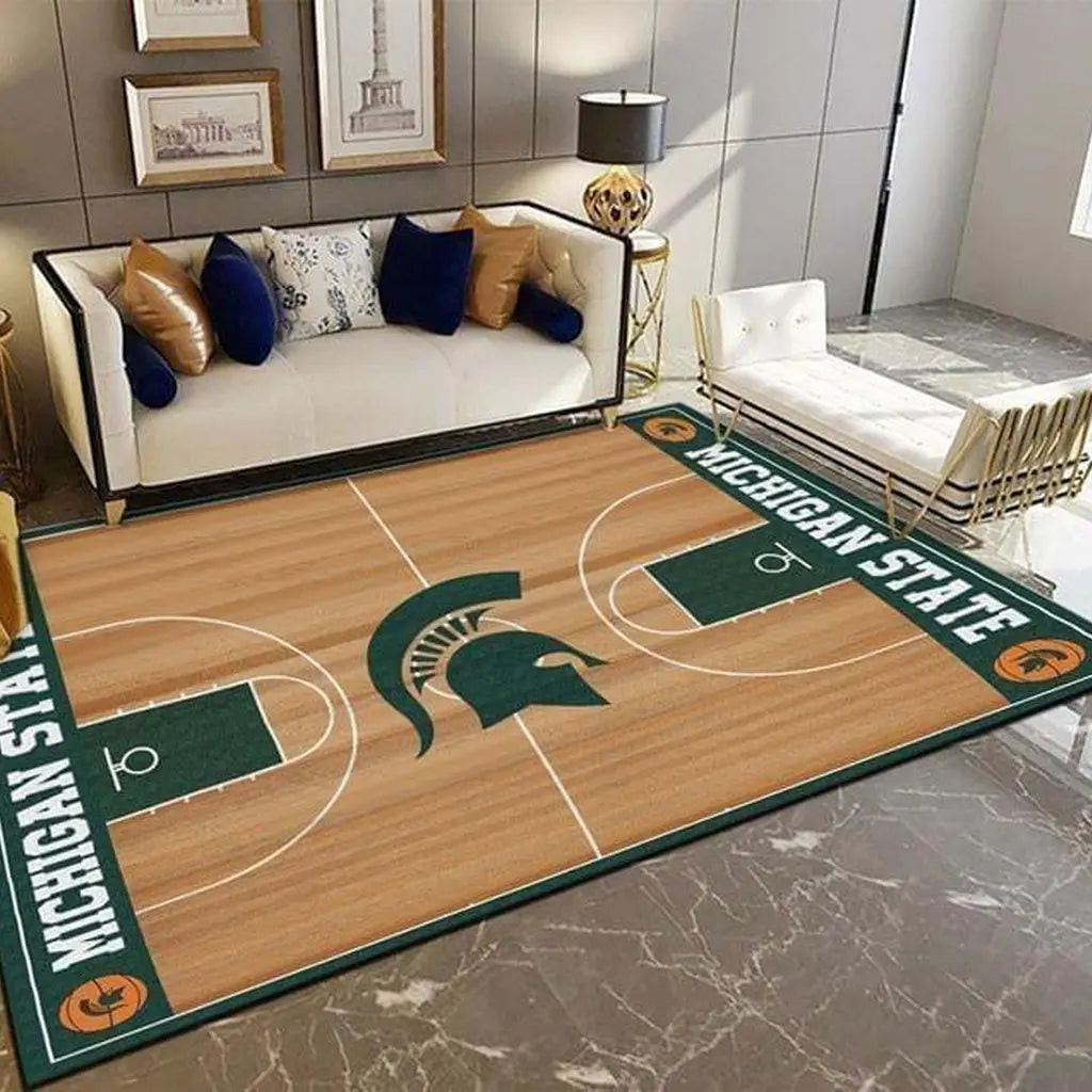 Michigan State Rug Ð Basketball Court Area...