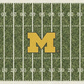 Michigan Football Field Rug Team Logo Home Decor...