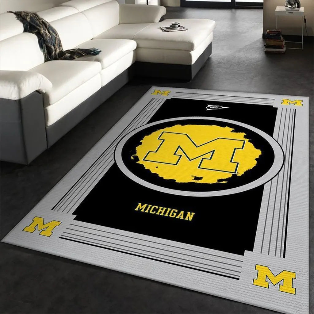 Michigan Rug College Logo Floor Mat Carpet for H...