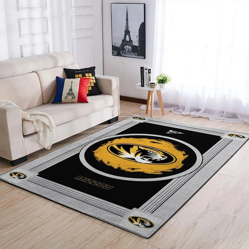 Missouri Tigers Fan Mat Official NCAA Team Gear Black and Yellow