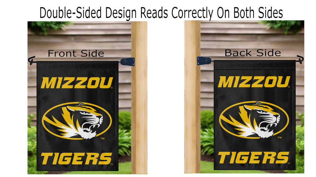 University of Missouri Tigers Double Sided Garden Flag