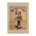 Monastine Poster ‚Äî 1892 French Liqueur Advertising Print | Vintage Bar Wall Art