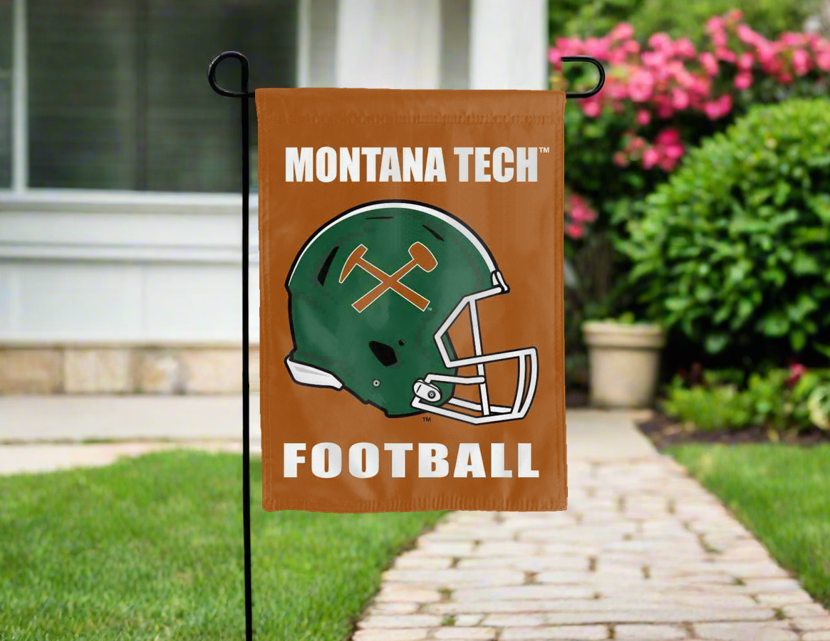 Montana Tech - Football Garden Flag