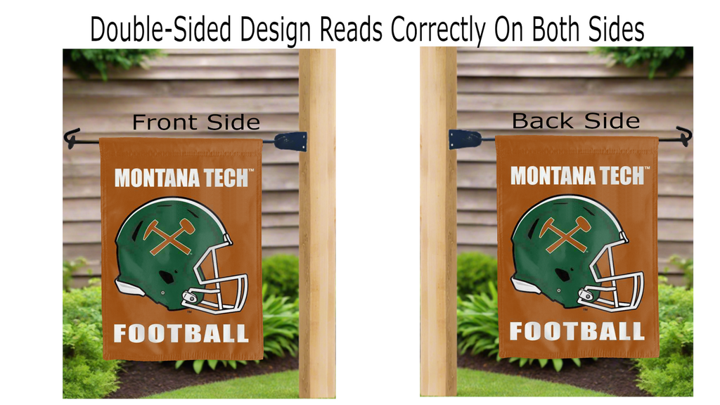 Montana Tech - Football Garden Flag