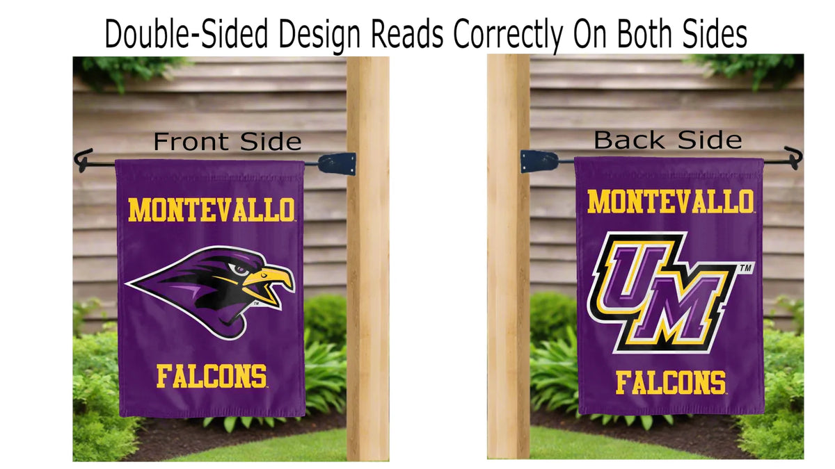 University of Montevallo - UM Falcons Double Sided Garden Flag