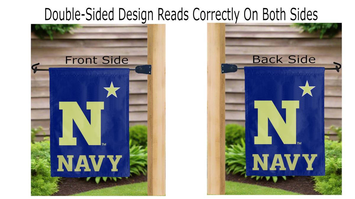 Naval Academy Double Sided Garden Flag
