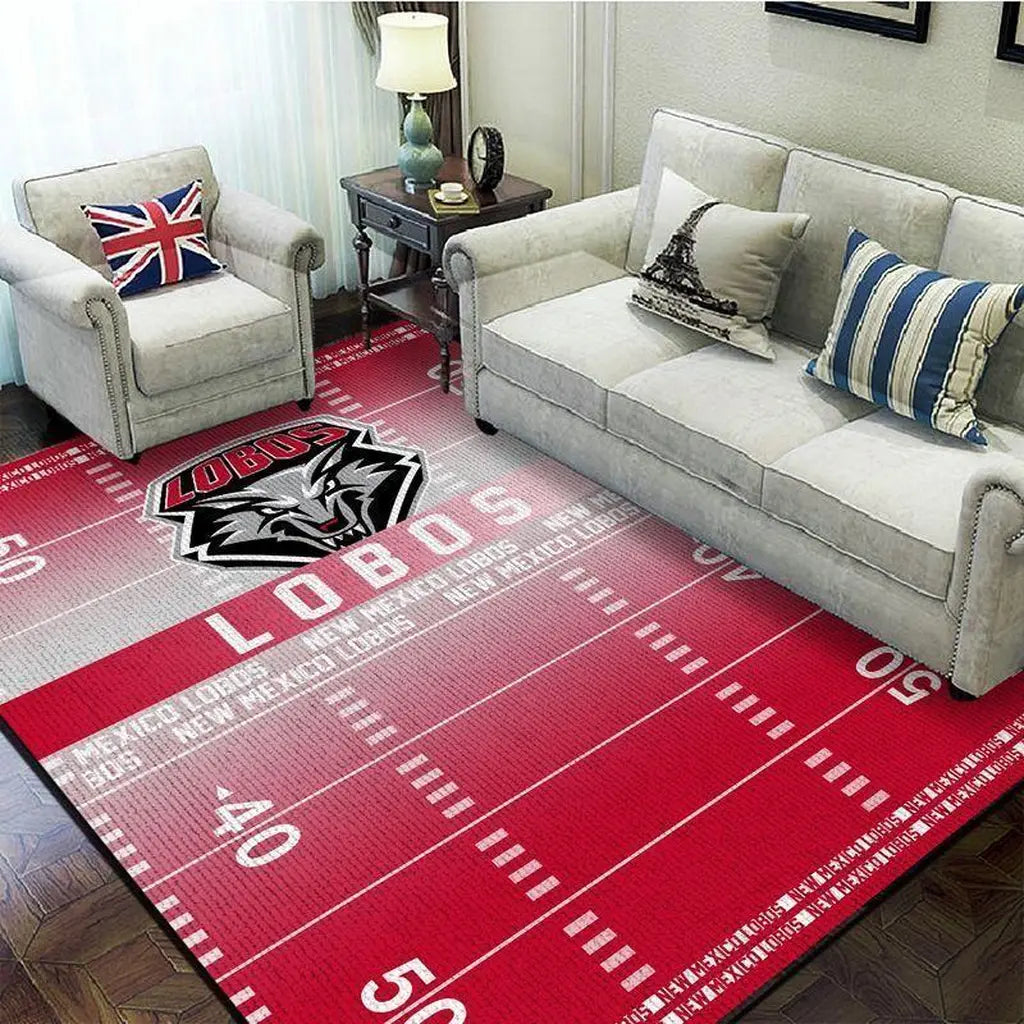 New Mexico Lobos Rug Ð Football Field Area...
