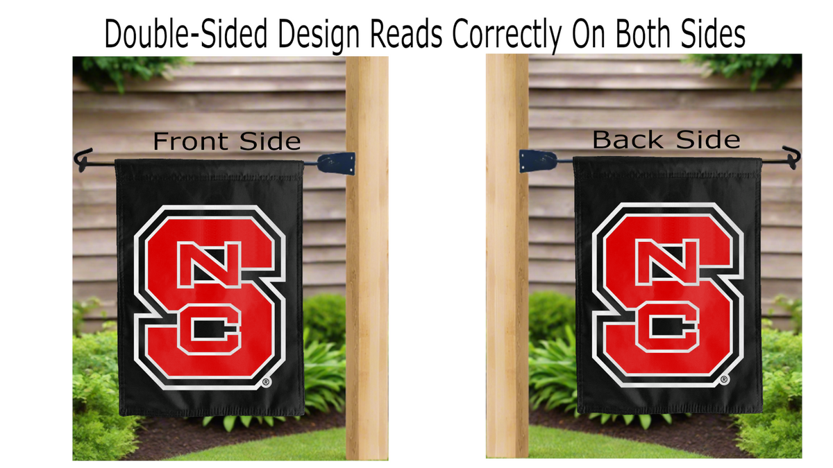 North Carolina State University Double Sided Garden Flag