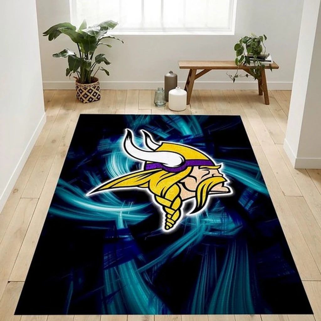 Viking Logo Rug Perfect for Living Room Bedroom ...