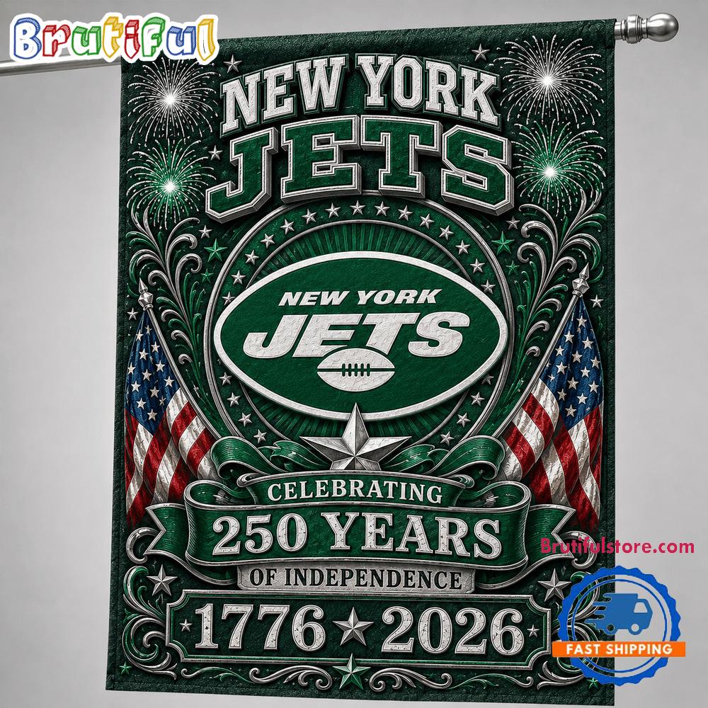 New York Jets NFL 250 Years of Freedom 1776-2026 Flag