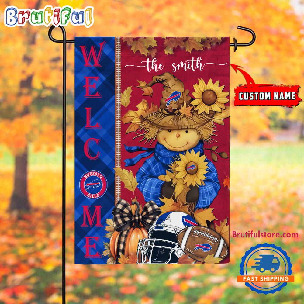 NFL Buffalo Bills Football Special Scarecrow Halloween Garden Flag