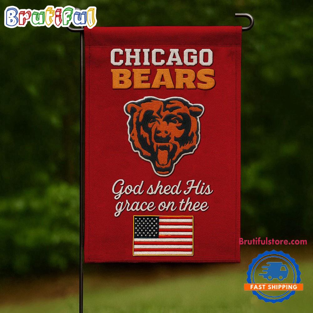 NFL Chicago Bears USA Team Independence Day Flag