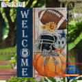 NFL Dallas Cowboys Flower Pumpkin Halloween Football Garden Flag