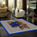 Rug with Wildcat Logo Ideal for Living Room Deco...