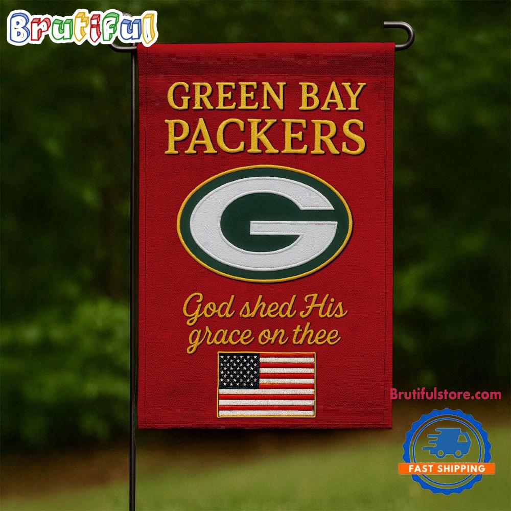 NFL Green Bay Packers USA Team Independence Day Flag