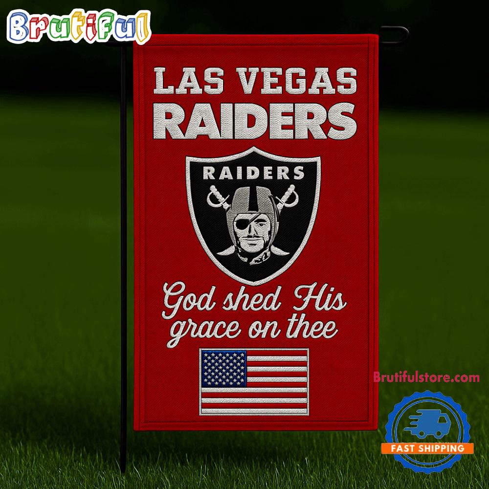 NFL Las Vegas Raiders USA Team Independence Day Flag, Football Team 4th Of July Flags