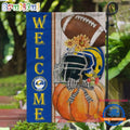 NFL Los Angeles Rams Flower Pumpkin Halloween Football Garden Flag